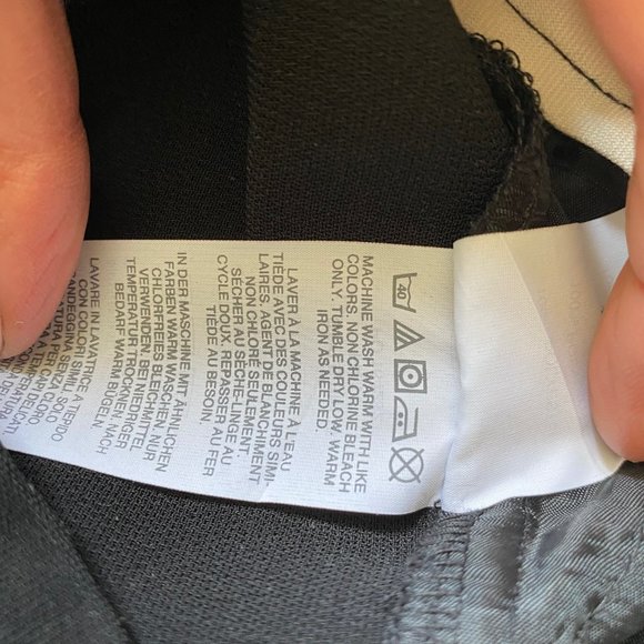 J Crew Full-length women's black crepe dress pant, size 0P - Picture 6 of 6